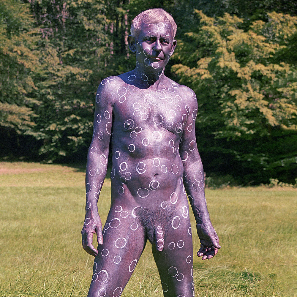 FKK, Nacktheit in freier Natur - Körpermalerei im Schondratal